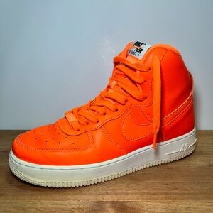 Nike AF1’s Orange High-Top Sneakers Vibrant Style - Nike Air Force 1
